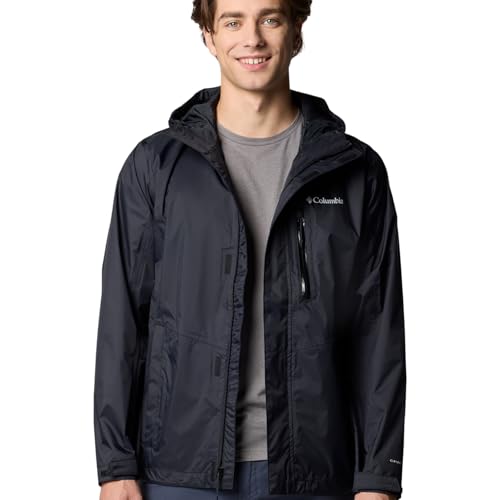 Produktbild: columbia pouring adventure jacket herren schwarz wasserdicht regenjacke L EU