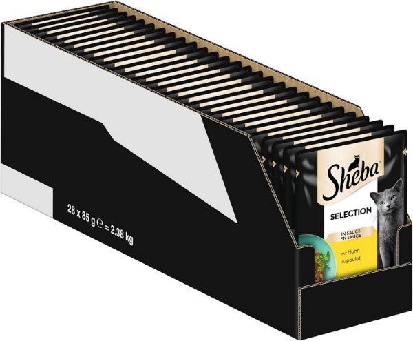 Produktbild: sheba nassfutter 28er pack mit huhn ab 12,35 euro statt 17 euro