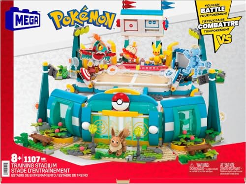 pokmon actionfigur set, trainingsarena mit 1101 teilen und 5 figuren, HWR82