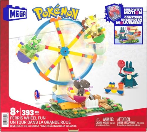 Produktbild: Pokmon Riesenrad Set mit 393 Teilen für großen Spielspaß