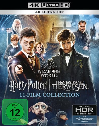 harry potter 11 filme collection 4k blu-ray wizarding world