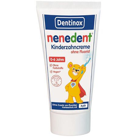 nenedent kinderzahncreme ohne fluorid 50ml günstig ab 1,30