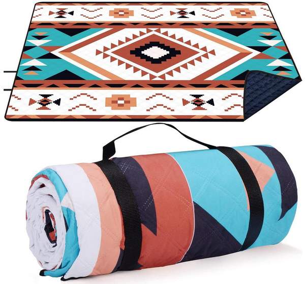 Produktbild: larutan wasserdichte picknickdecke 200x200cm vielseitig nutzbar für 17,99