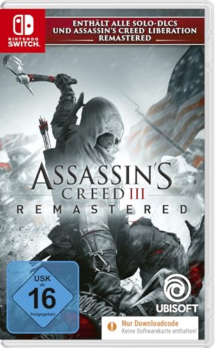 assassin's creed iii remastered für nintendo switch - code in a box