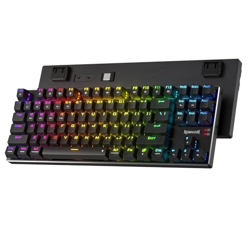 redragon k660 kabellose mechanische rgb-gaming-tastatur, 87 tasten, alu, tri-mode