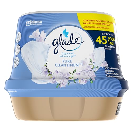 glade lufterfrischer bad duftgel clean linen 8er pack 8 x 180g