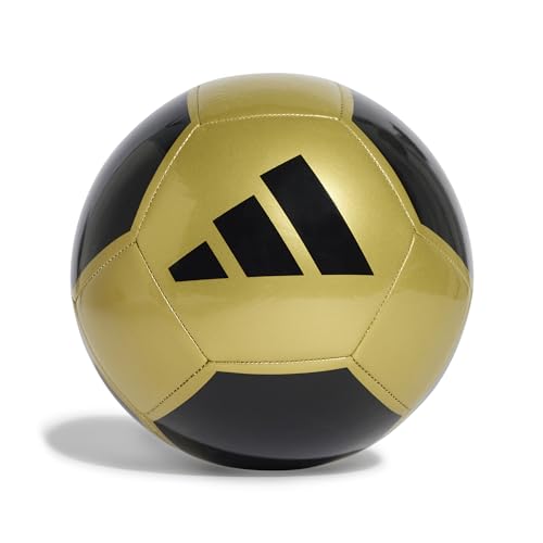 adidas club ball 5, unisex fußball schwarz/gold met.