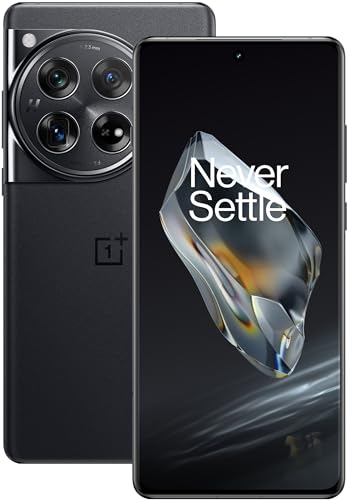 oneplus 12 5g smartphone, 12gb ram, 256gb, sim-free, hasselblad kamera, silky black