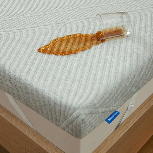 matratzen topper 90x200cm gel boxspringbett, newentor, gelschaum 7cm hoch, wasserdicht