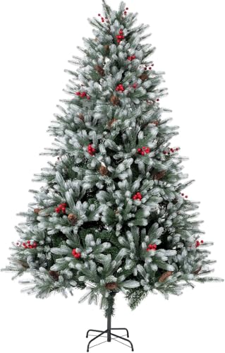 edwinene künstlicher weihnachtsbaum 120 cm mit dicht gefüllten ästen, holzständer