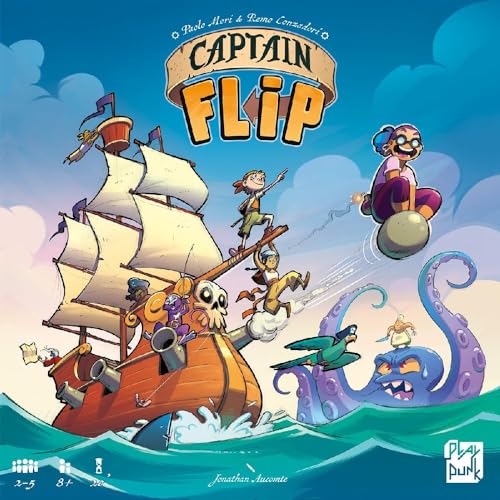 Captain Flip Brettspiel - Strategiespiel für 2-6 Spieler, ab 8 Jahren