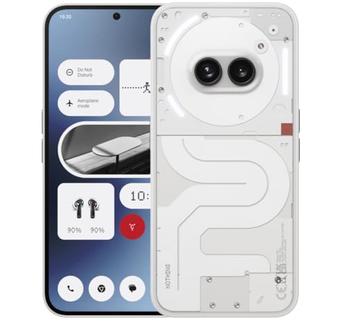 nothing phone (2a) 12gb 256gb handy ohne vertrag milchweiß mit nothing os 2.5