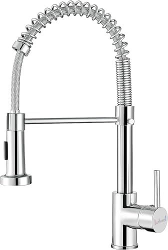 APPASO küchenarmatur wasserhahn hochdruck 360 drehbar mit brause 2 strahlarten Edelstahl