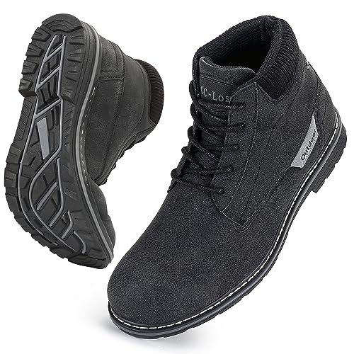 cc-los herren chukka stiefel wasserdicht schwarz 40 mid-cut