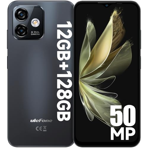 ulefone note 16 pro, smartphone 12gb ram, 50mp kamera, 6,52 zoll display, 4400mah, android 13, dual sim