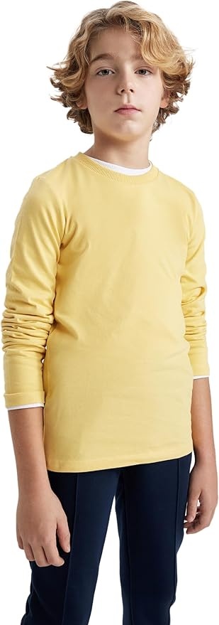 Produktbild: DeFacto Jungen Langarmshirt - Modisches Longsleeve T-Shirt für Kinder