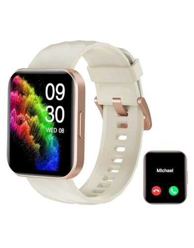 ruimen smartwatch für frauen und männer, fitnessuhr, herzfrequenzmonitor, wasserdicht