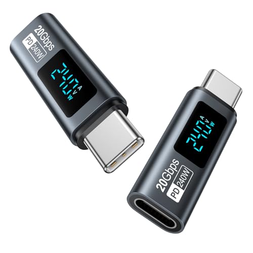 240W USB C power messgerät 2 Stück 20Gbps USB-C Geräte