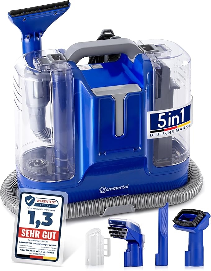 MultiCleaner WS450 5in1 waschsauger für teppiche, treppen, polster, auto, flecken