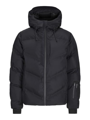 jack & jones jcoslay heat steppjacke mit kapuze für herren