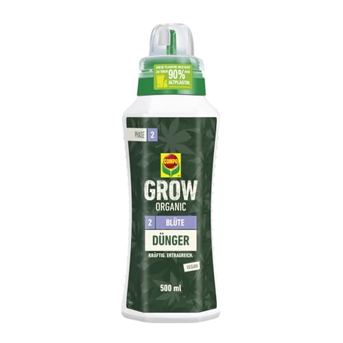 compo grow organisch blüte dünger 500ml für indoor und outdoor spezialkulturen