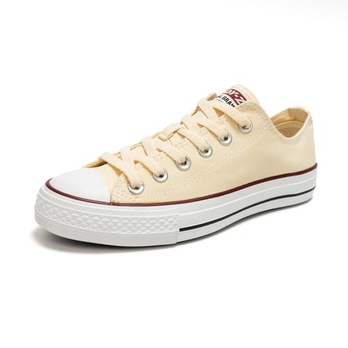 heva damen schnürschuhe canvas freizeitschuhe beige 3uk 36eu