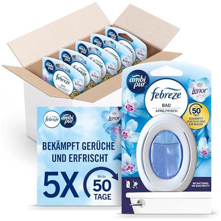 febreze bad lufterfrischer 5er pack lenor aprilfrisch ab 11,39 euro