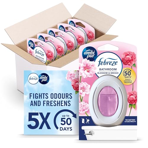 febreze bad lufterfrischer blütenhauch 5er set geruchsbekämpfung und verhinderung