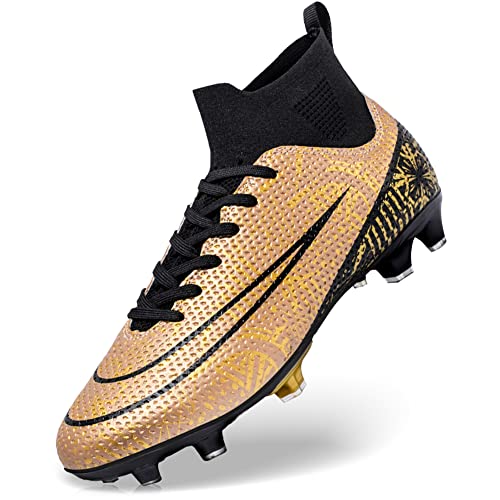 fußballschuhe herren high top dimai global cleats mikrofaser outdoor 33EU gold