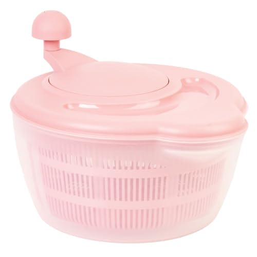 salatschleuder westmark 5 liter 26 cm kunststoff bpa-frei transparent rosa