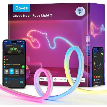 govee neon rope light 5m mit form-mapping für 59,99 statt 100