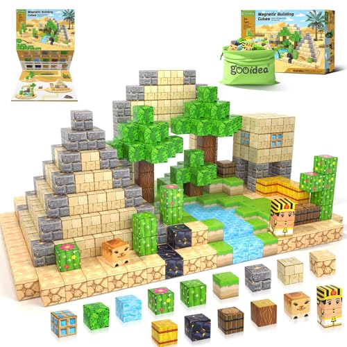 magnetische bausteine set, magnetisches spielzeug für kreatives bauen, 3-8 jahre
