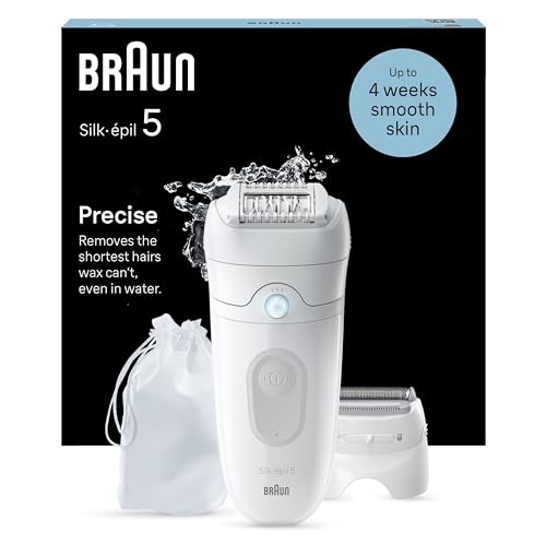 Braun Silk-pil 5 Epilierer Damen, Wasserdicht, Trocken/Nassrasierer, 5-041