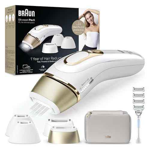 Produktbild: Braun IPL Silkexpert Pro 5 PL5358  Haarentfernung, Weiß/Gold