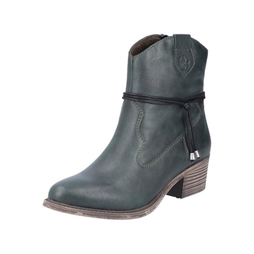 rieker damen stiefeletten 73158 schwarz braun casual schuhe