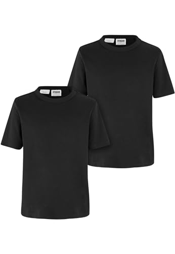 urban classics kinder t-shirt 2er pack bio-baumwolle für jungen in vielen farben größen 110-164