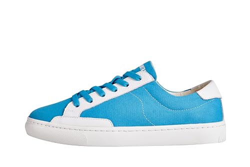 TAMANTRA Damensneaker blau EU 38, flache Sommerschuhe für Damen