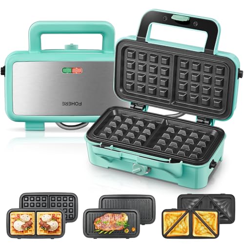 Produktbild: sandwich maker 3 in 1, 1200 w, waffeleisen, kontaktgrill, toaster, antihaftbeschichtung