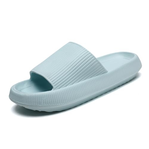 Produktbild: Cozyslides Damen Herren Wolkenschuhe Rutschfest Offene Zehe Pantoletten Garten