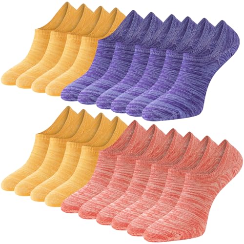 niofind sneakersocken damen herren 10 paar atmungsaktive unisex füßlinge 35-38 mehrfarbig