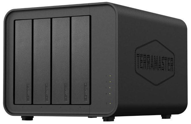 Produktbild: TerraMaster F4-424 Pro 4-Bay NAS 32GB RAM Speicher 583,99