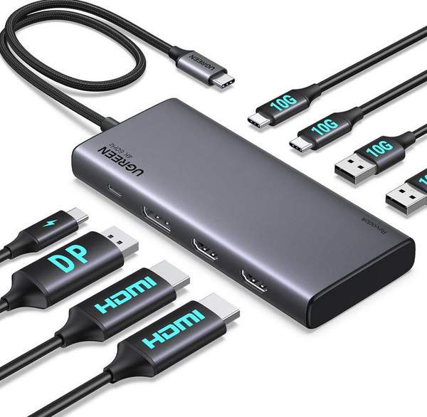 ugreen revodok pro 308 docking station 2x hdmi dp 4k 60hz 34,84 euro