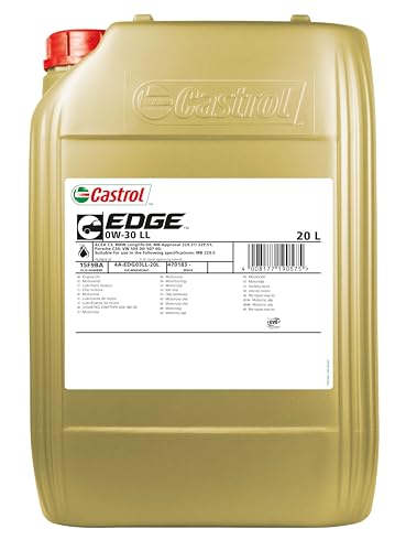 castrol edge motoröl 0w-30 ll longlife 20l