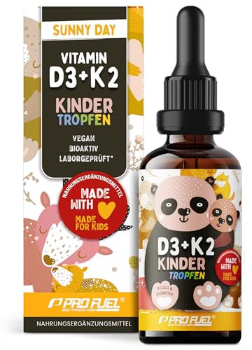 vitamin d3 k2 kinder tropfen 1000x, 650 ie d3, 20 g k2 mk7, 11 monate vorrat