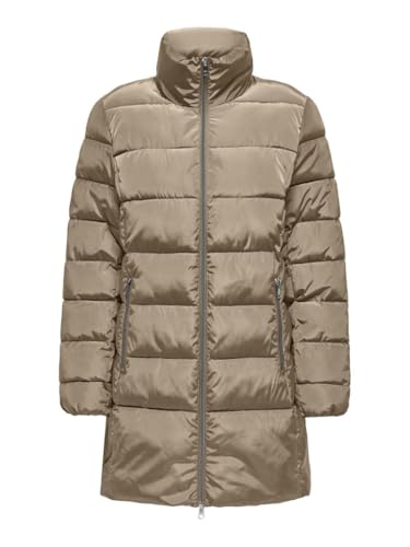 Produktbild: only puffer steppjacke damen grün ONLNEWLINA mit zip, größe S