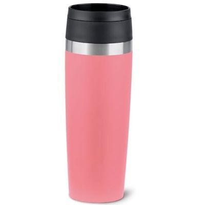 Emsa Travel Mug Classic 0,5L Isolierbecher Edelstahl Schwarz