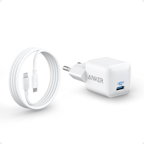 anker usb-c ladegerät mit usb-c kabel, schnelles laden, kompakt