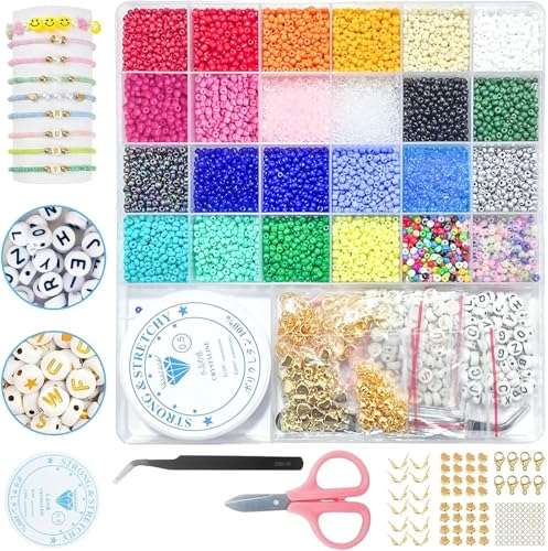 Chedin bunte perlen 2mm 3mm 4mm für armbänder schmuck selber machen set