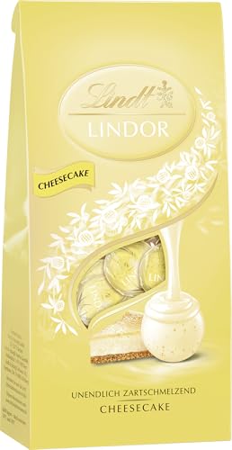 lindt lindor kugeln cheesecake 137 g vollmilchschokolade mit füllung pralinen geschenk