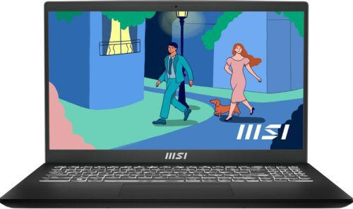 msi modern 15 laptop, 16gb ram, ryzen 5, lifestyle und business, 339 euro